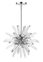 Six Light Chandelier by Z-Lite - Burst Collection, Chrome Finish - 4003-6CH