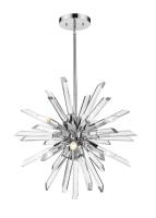 Six Light Chandelier by Z-Lite - Burst Collection, Chrome Finish - 4003-6CH