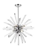 Eight Light Chandelier by Z-Lite - Burst Collection, Chrome Finish - 4003-8CH