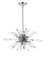 Eight Light Chandelier by Z-Lite - Burst Collection, Chrome Finish - 4003-8L-CH