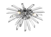 Four Light Flush Mount by Z-Lite - Burst Collection, Chrome Finish - 4003-F-CH