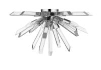 Four Light Flush Mount by Z-Lite - Burst Collection, Chrome Finish - 4003-F-CH
