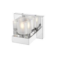 LED Wall Sconce by Z-Lite - Fallon Collection, Chrome Finish - 467-1S-CH-LED
