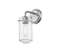 One Light Wall Sconce by Z-Lite - Delaney Collection, Brushed Nickel Finish - 471-1S-BN