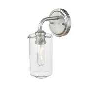 One Light Wall Sconce by Z-Lite - Delaney Collection, Brushed Nickel Finish - 471-1S-BN