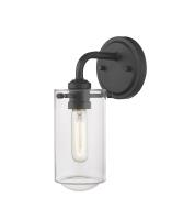 One Light Wall Sconce by Z-Lite - Delaney Collection, Matte Black Finish - 471-1S-MB