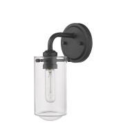 One Light Wall Sconce by Z-Lite - Delaney Collection, Matte Black Finish - 471-1S-MB