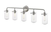 Five Light Vanity by Z-Lite - Delaney Collection, Brushed Nickel Finish - 471-5V-BN