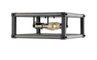 Three Light Flush Mount by Z-Lite - Kirkland Collection, Ashen Barnboard Finish - 472F3S-ABB