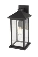 One Light Outdoor Wall Light by Z-Lite - Portland Collection, Black Finish - 531MXL-BK