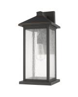 One Light Outdoor Wall Light by Z-Lite - Portland Collection, Oil Rubbed Bronze Finish - 531MXL-ORB