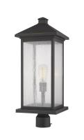 One Light Outdoor Post Mount Fixture by Z-Lite - Portland Collection, Oil Rubbed Bronze Finish - 531PHBXLR-ORB