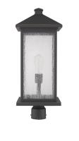 One Light Outdoor Post Mount Fixture by Z-Lite - Portland Collection, Oil Rubbed Bronze Finish - 531PHBXLR-ORB