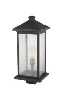 One Light Outdoor Post Mount Fixture by Z-Lite - Portland Collection, Oil Rubbed Bronze Finish - 531PHBXLS-ORB