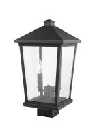 Two Light Outdoor Post Mount Fixture by Z-Lite - Beacon Collection, Oil Rubbed Bronze Finish - 568PHBS-ORB
