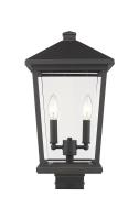 Two Light Outdoor Post Mount Fixture by Z-Lite - Beacon Collection, Oil Rubbed Bronze Finish - 568PHBS-ORB