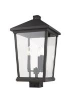 Three Light Outdoor Post Mount Fixture by Z-Lite - Beacon Collection, Oil Rubbed Bronze Finish - 568PHXLS-ORB