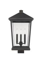 Three Light Outdoor Post Mount Fixture by Z-Lite - Beacon Collection, Oil Rubbed Bronze Finish - 568PHXLS-ORB