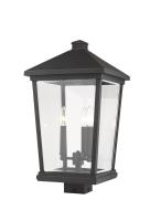 Three Light Outdoor Post Mount Fixture by Z-Lite - Beacon Collection, Oil Rubbed Bronze Finish - 568PHXLS-ORB