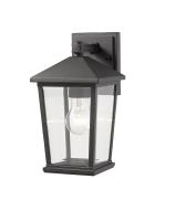 One Light Outdoor Wall Light by Z-Lite - Beacon Collection, Black Finish - 568S-BK