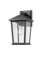 One Light Outdoor Wall Light by Z-Lite - Beacon Collection, Black Finish - 568S-BK