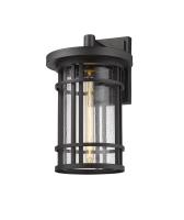 One Light Outdoor Wall Light by Z-Lite - Jordan Collection, Black Finish - 570B-BK