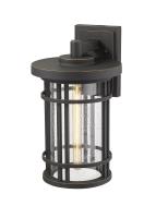 One Light Outdoor Wall Light by Z-Lite - Jordan Collection, Oil Rubbed Bronze Finish - 570B-ORB