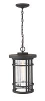 One Light Outdoor Chain Mount Ceiling Fixture by Z-Lite - Jordan Collection, Oil Rubbed Bronze Finish - 570CHB-ORB