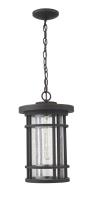 One Light Outdoor Chain Mount Ceiling Fixture by Z-Lite - Jordan Collection, Oil Rubbed Bronze Finish - 570CHB-ORB