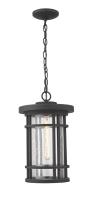 One Light Outdoor Chain Mount Ceiling Fixture by Z-Lite - Jordan Collection, Oil Rubbed Bronze Finish - 570CHB-ORB