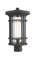 One Light Outdoor Post Mount Fixture by Z-Lite - Jordan Collection, Oil Rubbed Bronze Finish - 570PHB-ORB