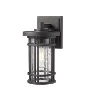 One Light Outdoor Wall Light by Z-Lite - Jordan Collection, Black Finish - 570S-BK
