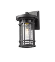 One Light Outdoor Wall Light by Z-Lite - Jordan Collection, Black Finish - 570S-BK