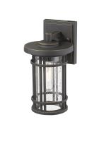 One Light Outdoor Wall Light by Z-Lite - Jordan Collection, Oil Rubbed Bronze Finish - 570S-ORB