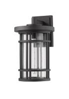 One Light Outdoor Wall Light by Z-Lite - Jordan Collection, Black Finish - 570XL-BK