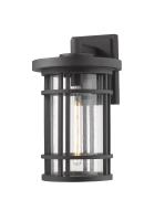 One Light Outdoor Wall Light by Z-Lite - Jordan Collection, Black Finish - 570XL-BK