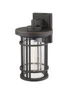 One Light Outdoor Wall Light by Z-Lite - Jordan Collection, Oil Rubbed Bronze Finish - 570XL-ORB