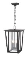Two Light Outdoor Chain Mount Ceiling Fixture by Z-Lite - Seoul Collection, Oil Rubbed Bronze Finish - 571CHB-ORB