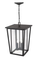 Three Light Outdoor Chain Mount Ceiling Fixture by Z-Lite - Seoul Collection, Oil Rubbed Bronze Finish - 571CHXL-ORB
