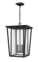 Three Light Outdoor Chain Mount Ceiling Fixture by Z-Lite - Seoul Collection, Oil Rubbed Bronze Finish - 571CHXL-ORB