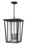 Three Light Outdoor Chain Mount Ceiling Fixture by Z-Lite - Seoul Collection, Oil Rubbed Bronze Finish - 571CHXL-ORB