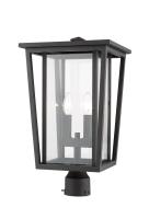 Two Light Outdoor Post Mount Fixture by Z-Lite - Seoul Collection, Oil Rubbed Bronze Finish - 571PHBR-ORB