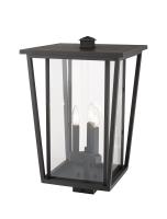 Three Light Outdoor Post Mount Fixture by Z-Lite - Seoul Collection, Oil Rubbed Bronze Finish - 571PHXLS-ORB