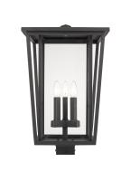 Three Light Outdoor Post Mount Fixture by Z-Lite - Seoul Collection, Oil Rubbed Bronze Finish - 571PHXLS-ORB