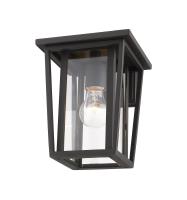One Light Outdoor Wall Light by Z-Lite - Seoul Collection, Oil Rubbed Bronze Finish - 571S-ORB
