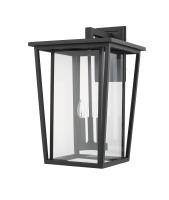 Three Light Outdoor Wall Light by Z-Lite - Seoul Collection, Black Finish - 571XL-BK