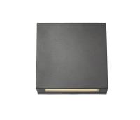 LED Outdoor Wall Mount by Z-Lite - Quadrate Collection, Black Finish - 572B-BK-LED