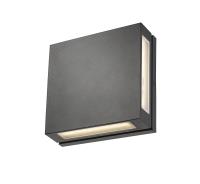 LED Outdoor Wall Mount by Z-Lite - Quadrate Collection, Black Finish - 572B-BK-LED