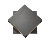 LED Outdoor Wall Mount by Z-Lite - Quadrate Collection, Black Finish - 572B-BK-LED