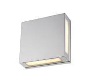 LED Outdoor Wall Mount by Z-Lite - Quadrate Collection, Silver Finish - 572B-SL-LED